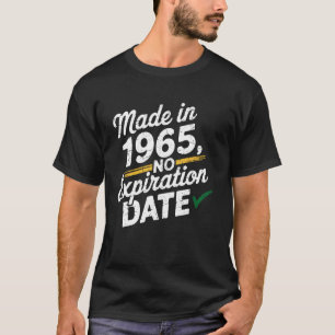 Made in 1965 Expiration Date Funny 60th Birthday T-Shirt