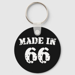 Made In 1966 Keychain