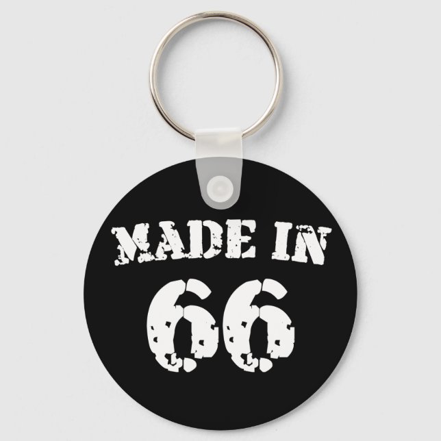 Made In 1966 Keychain (Front)