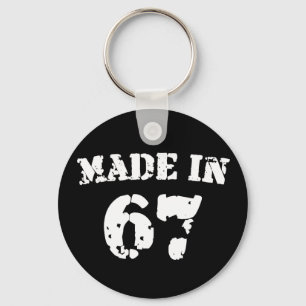 Made In 1967 Keychain