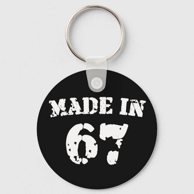 Made In 1967 Keychain (Front)