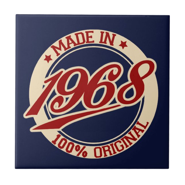 Made In 1968 Tile (Front)