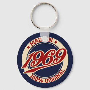 Made In 1969 Keychain