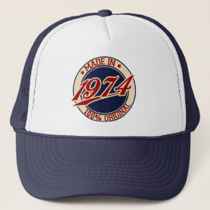 Made In 1974 Trucker Hat