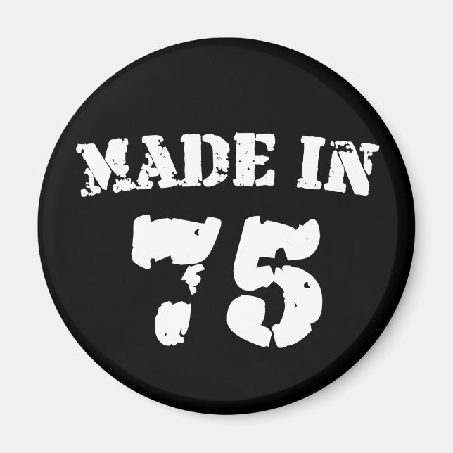 Made In 1975 Magnet (Front)