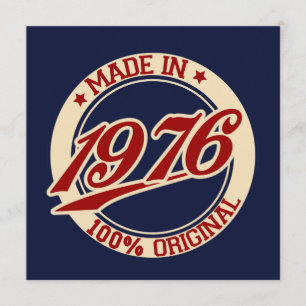 Made In 1976 Card
