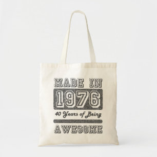 Made in 1976 tote bag