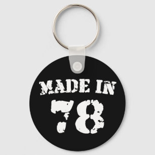 Made In 1978 Keychain
