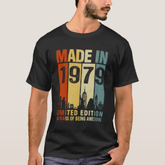 Made In 1979 44 Years Of Being Awesome T-Shirt