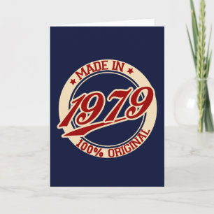 Made In 1979 Card