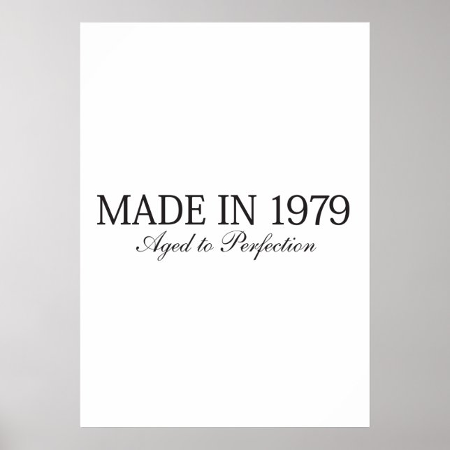 Made in 1979 poster (Front)