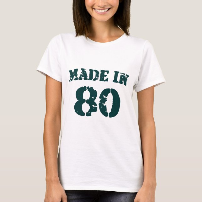 Made In 1980 T-Shirt (Front)