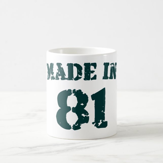 Made In 1981 Coffee Mug (Center)