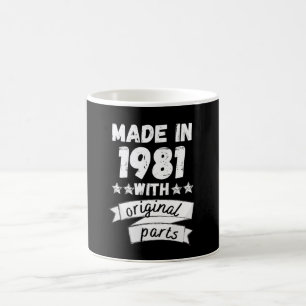 made in 1981 with original parts, coffee mug