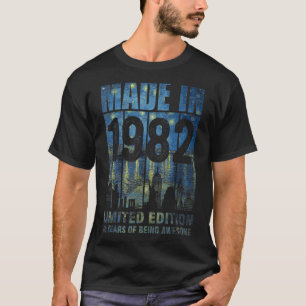 Made In 1982 40 Years Old 40th Birthday 1 T-Shirt
