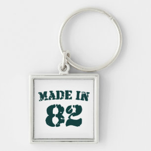 Made In 1982 Keychain