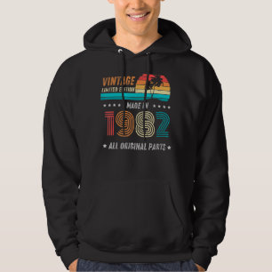Made In 1982 Vintage 1982 40th Birthday Original P Hoodie