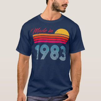 Made in 1983 40th Birthday Gifts T-Shirt