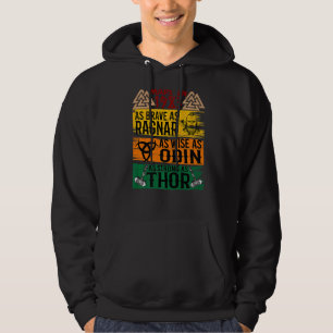 Made In 1983 As Brave As Ragnar As Wise As Odin Vi Hoodie