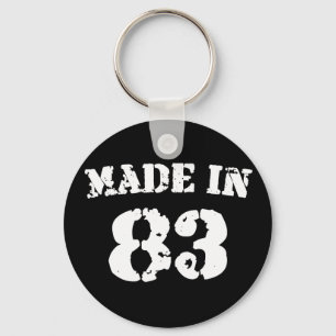 Made In 1983 Keychain