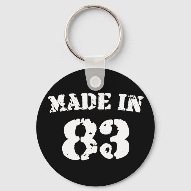 Made In 1983 Keychain (Front)