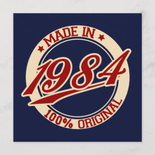 Made In 1984 Card