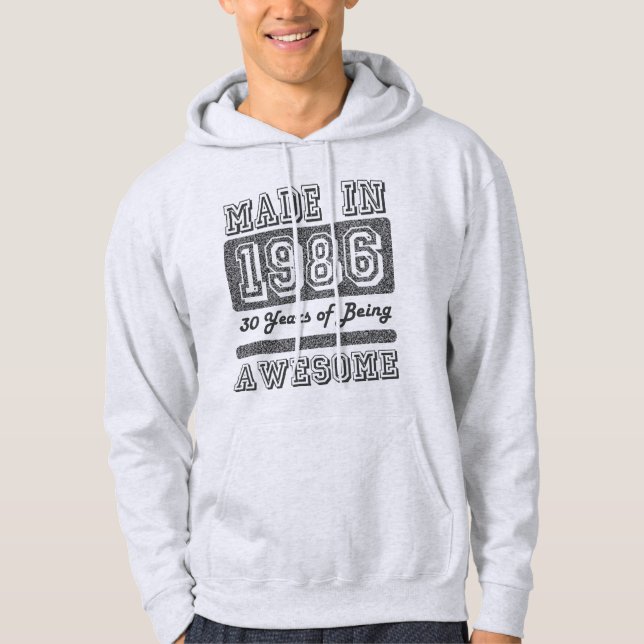 Made in 1986 hoodie (Front)
