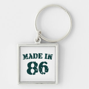Made In 1986 Keychain