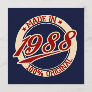 Made In 1988 Card