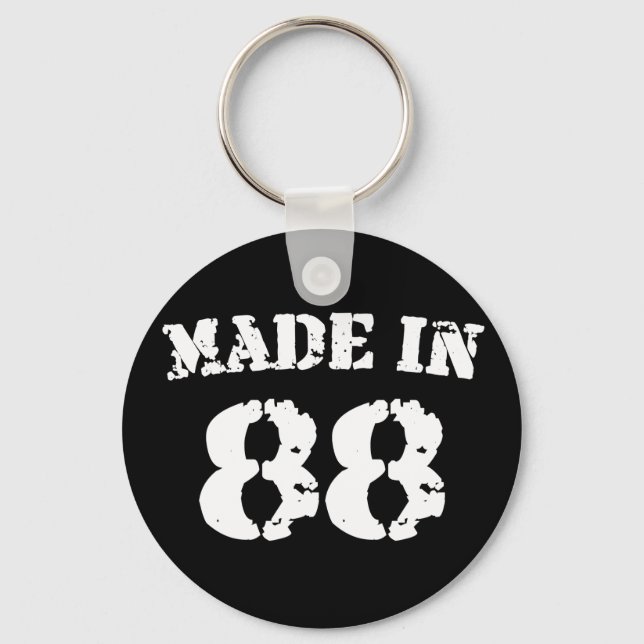 Made In 1988 Keychain (Front)