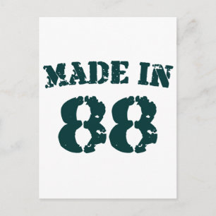 Made In 1988 Postcard