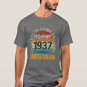 Made In 1989 Floral 34 Year Old 34Th Birthday Gift T-Shirt
