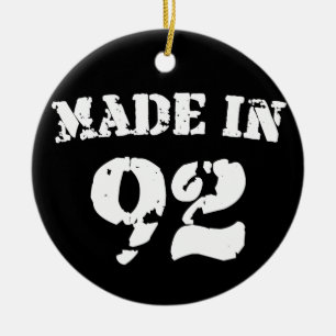 Made In 1992 Ceramic Ornament