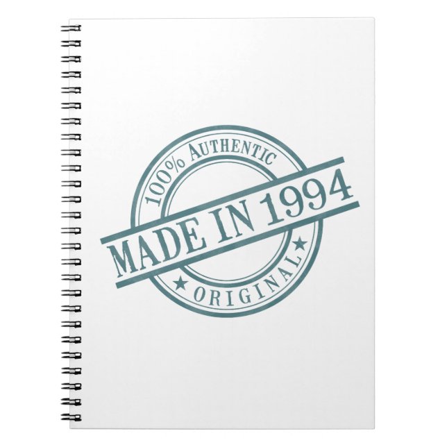 Made in 1994 notebook (Front)