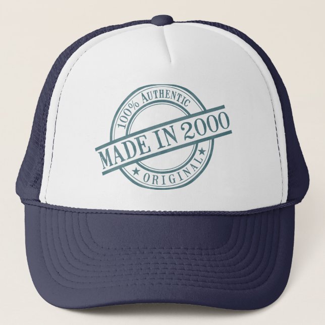 Made in 2000 trucker hat (Front)