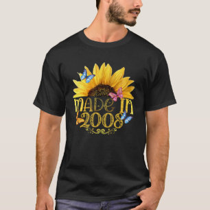 Made In 2008 Sunflower 15th B day 15 Years Of Bein T-Shirt