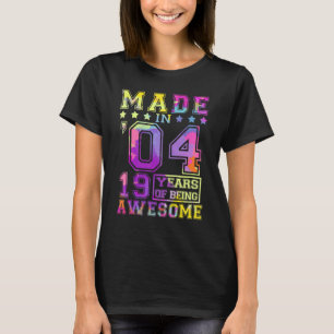 Made in 2019 4th Birthday Gifts 4 Years Old Of Bei T-Shirt