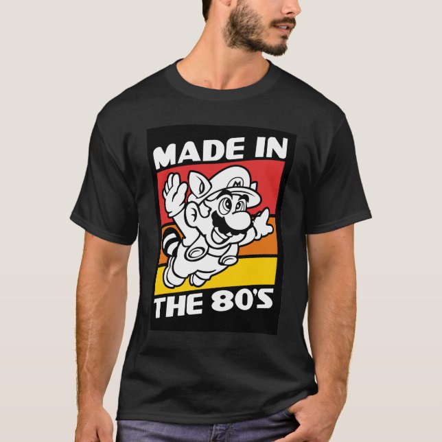 made in 80's Mario  T-Shirt (Front)