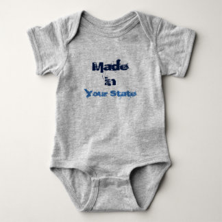 Made in ... (add a STATE) Baby Bodysuit