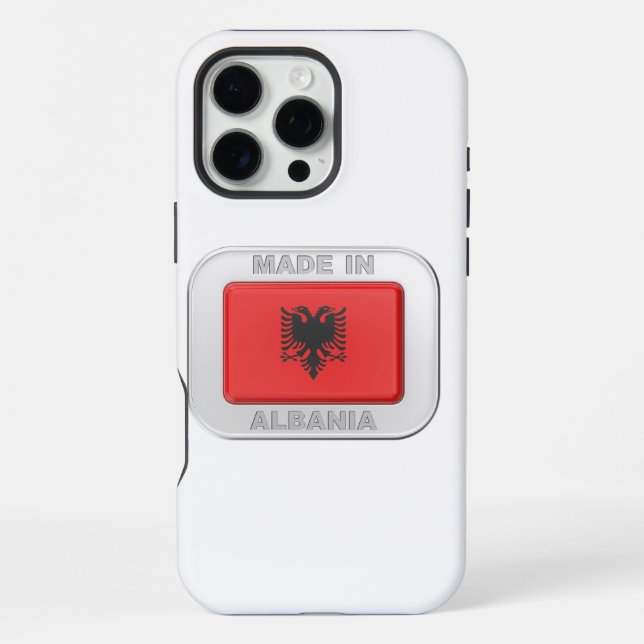 Made in Albania iPhone Case (Back)