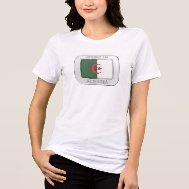 Made in Algeria Tri-Blend Shirt (Front)