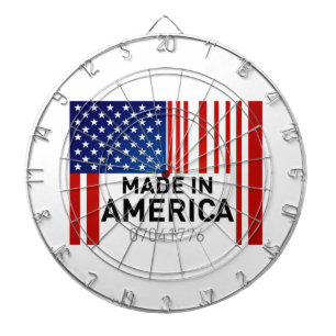 Made in America Dart Board USA Military