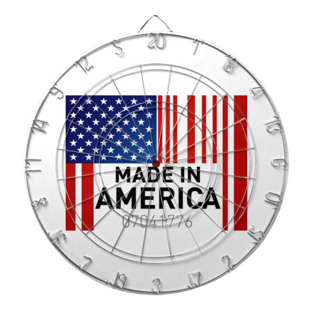 Made in America Dart Board USA Military (Front)