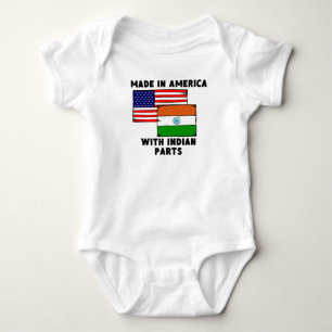Made In America With Indian Parts Baby Bodysuit