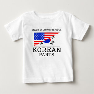 Made In America With Korean Parts Baby T-Shirt