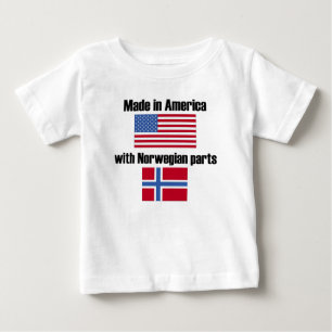Made In America With Norwegian Parts Baby T-Shirt