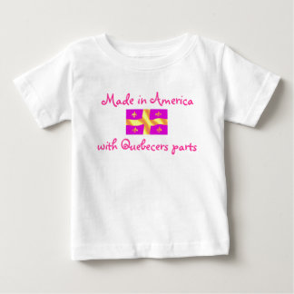 Made in America with Quebecers Parts Infant Shirt