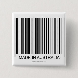 Made in Australia 2 Inch Square Button