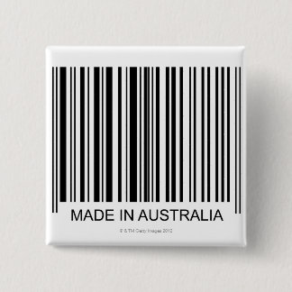 Made in Australia 2 Inch Square Button