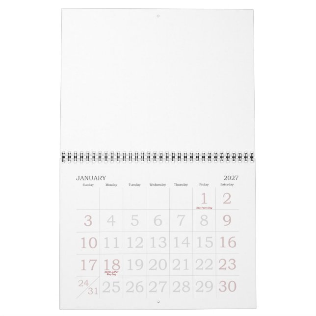 Made in Australia Calendar (Jan 2027)